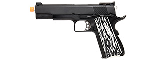 WE Tech Original 1911 Version C Full Metal GBB Airsoft Pistol w/ Imitation Ivory Grips (BLACK)