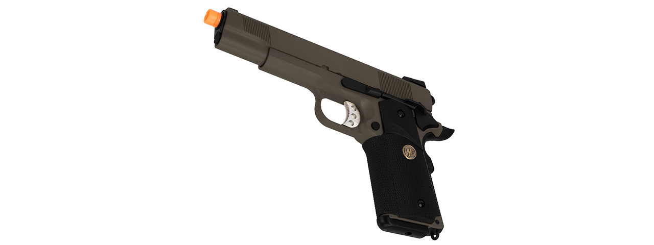 WE Tech 1911 Full Metal MEU Airsoft Gas Blowback Pistol (OD)