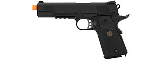 WE Tech 1911 Full Metal MEU Airsoft Gas Blowback Pistol (BLACK)