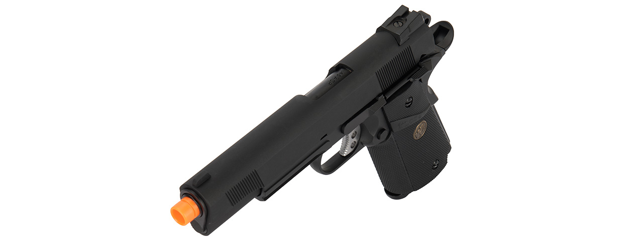 WE Tech 1911 Full Metal MEU Airsoft Gas Blowback Pistol (BLACK) - Click Image to Close