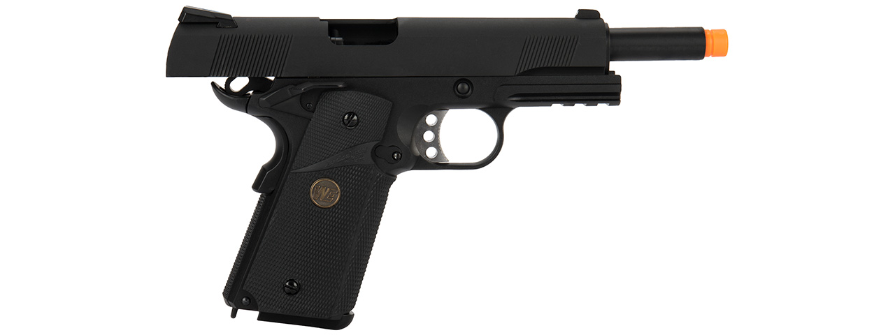 WE Tech 1911 Full Metal MEU Airsoft Gas Blowback Pistol (BLACK) - Click Image to Close