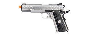 WE Tech Full Metal Knighthawk 1911 Gas Blowback Airsoft Pistol (SILVER)