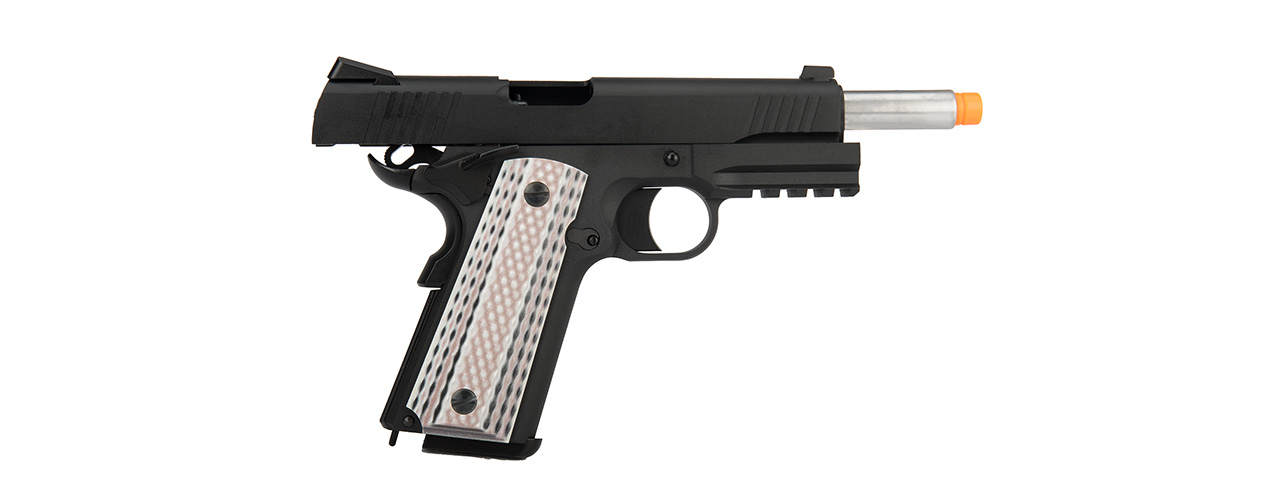 WE Tech Full Metal 1911 M45A1 Gas Blowback Airsoft Pistol (BLACK)