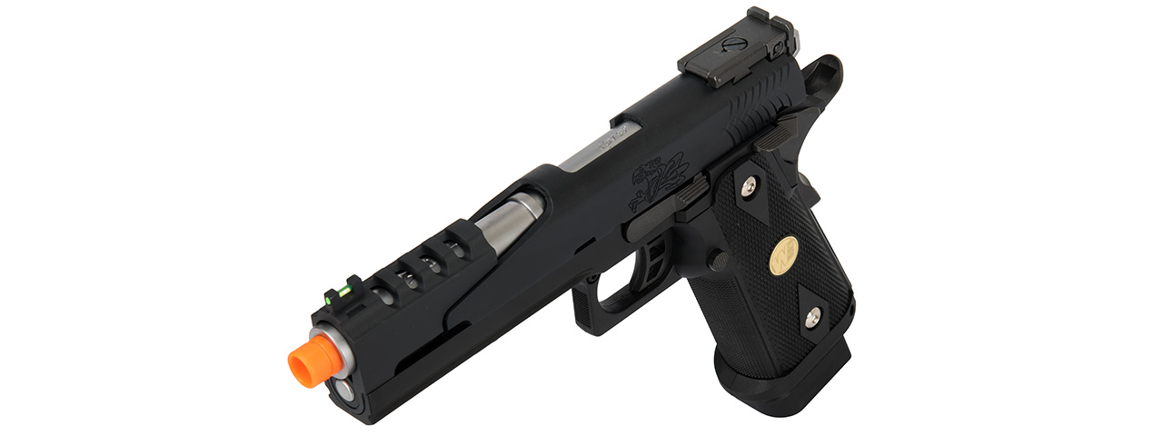 WE Tech Hi Capa 5.1 "Dragon" M1911 Gas Blowback Airsoft Pistol (BLACK) - Click Image to Close