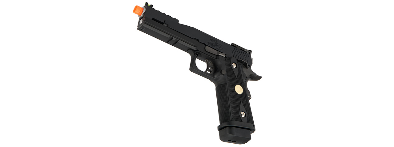 WE Tech Hi Capa 5.1 "Dragon" M1911 Gas Blowback Airsoft Pistol (BLACK) - Click Image to Close