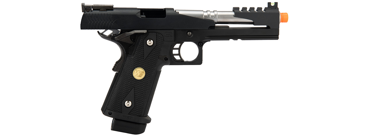 WE Tech Hi Capa 5.1 "Dragon" M1911 Gas Blowback Airsoft Pistol (BLACK) - Click Image to Close