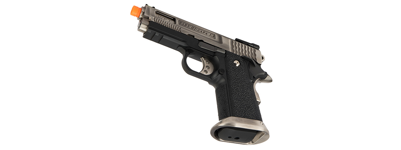 WE Tech 3.8 Velociraptor Full Metal Hi-Capa Gas Blowback Airsoft Pistol (BLACK)