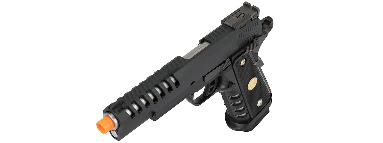 WE Tech 1911 5.1 Hi-Capa Hyper Speed "Skeletor" Gas Blowback Airsoft Pistol (BLACK)