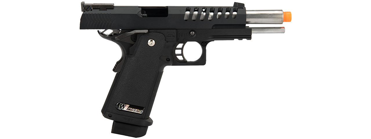 WE Tech 1911 Hi-Capa Hyper Speed Gas Blowback Airsoft PIstol (Black)