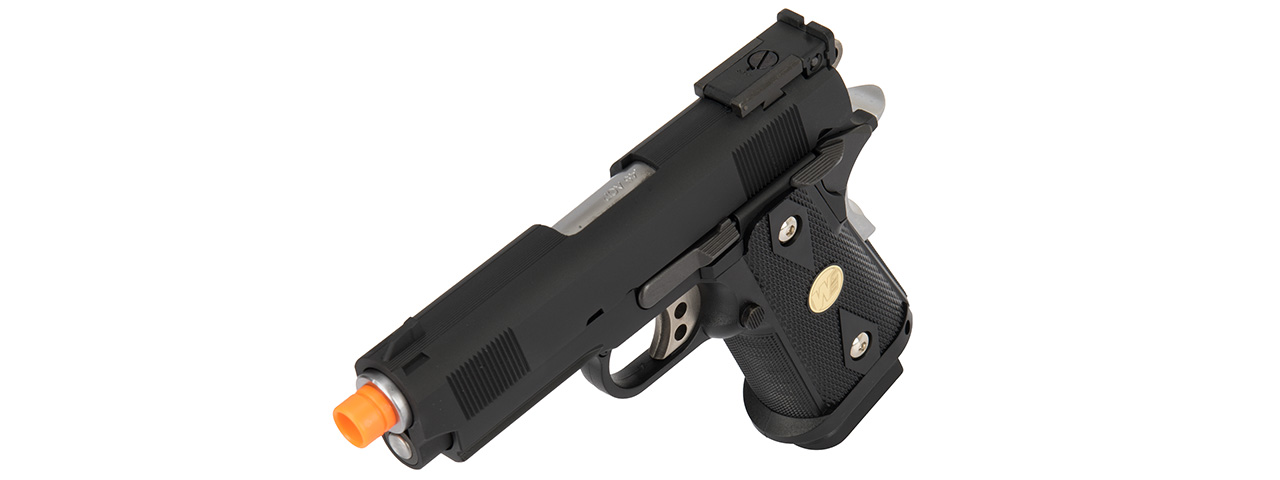 WE Tech 1911 3.8 Baby Hi-Capa Gas Blowback Airsoft Pistol [Version B] (BLACK) - Click Image to Close