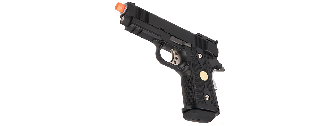 WE Tech 1911 3.8 Baby Hi-Capa Gas Blowback Airsoft Pistol [Version B] (BLACK) - Click Image to Close