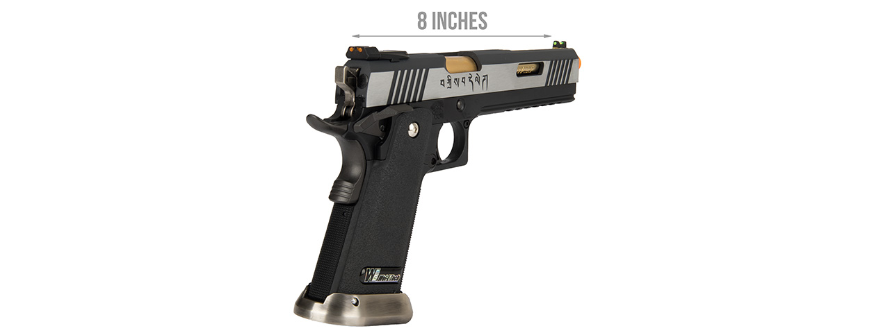 WE Tech 1911 Hi-Capa T-Rex Competition Gas Blowback Airsoft Pistol [Tibetan Version] (TWO TONE / GOLD)