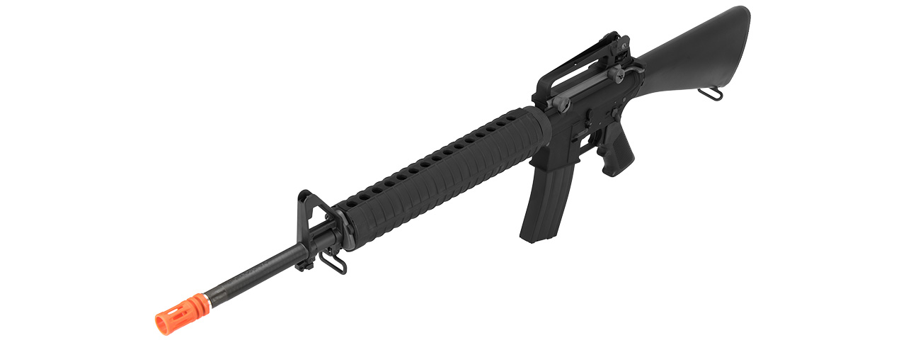 WE Tech M16A3 Open Bolt Full Metal Gas Blowback Airsoft GBBR RIfle (BLACK) - Click Image to Close