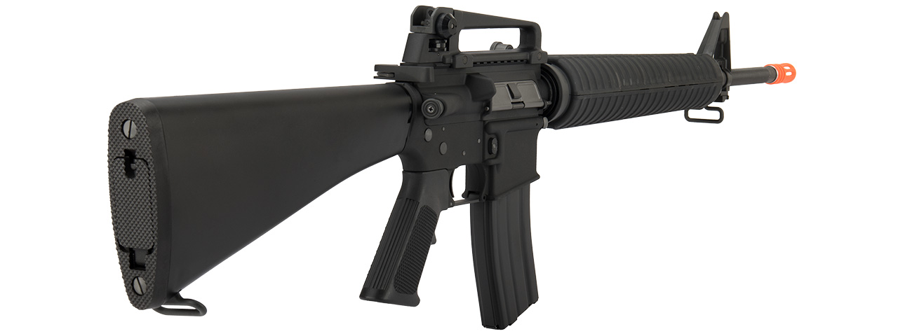 WE Tech M16A3 Open Bolt Full Metal Gas Blowback Airsoft GBBR RIfle (BLACK) - Click Image to Close