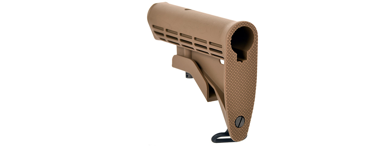 WE Tech WE Tech M4 LE Stock for Airsoft M4 GBB & AEG Rifles (TAN) - Click Image to Close
