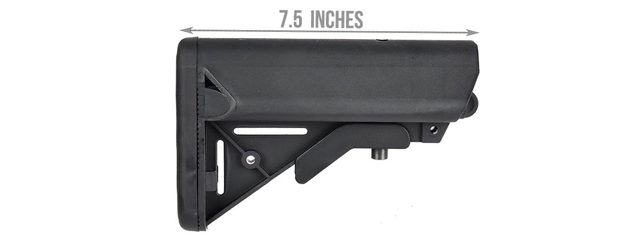 WE Tech Retractable M4 SOPMOD Crane Stock (BLACK) - Click Image to Close