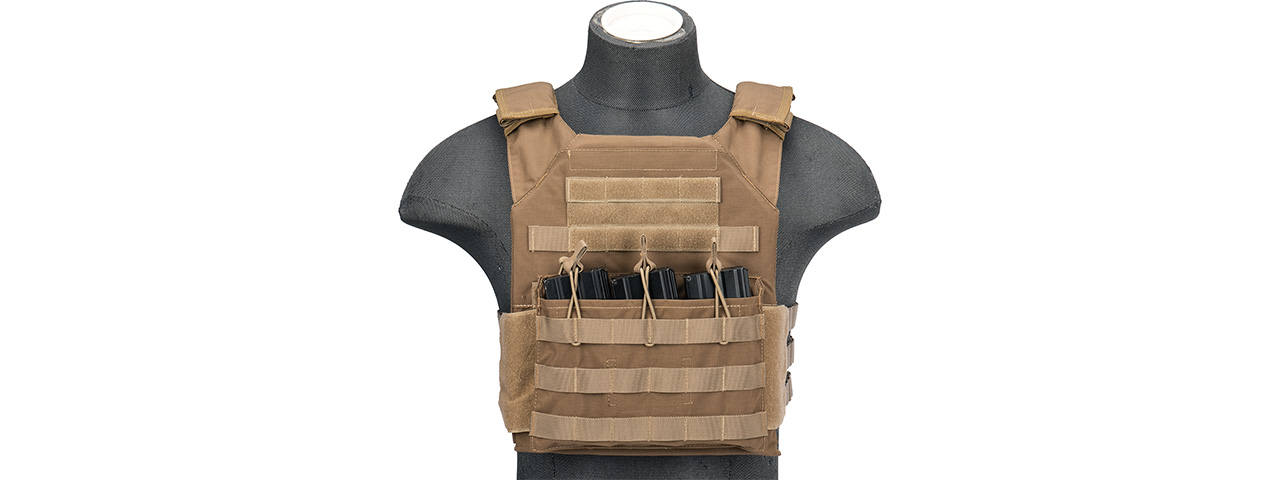 AC-591T Plate Carrier (Tan) - Click Image to Close