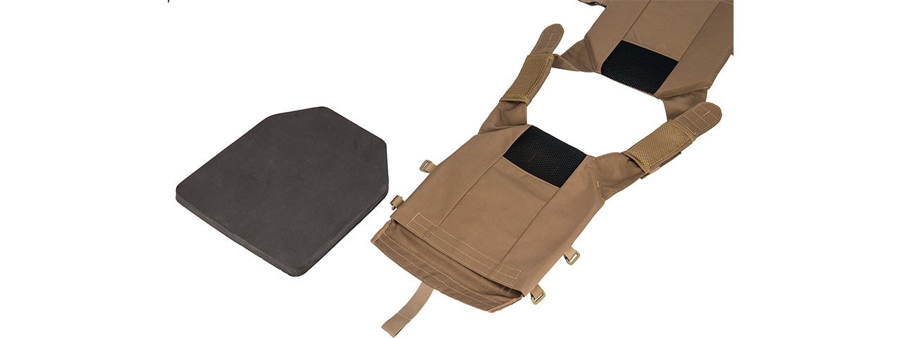 AC-591T Plate Carrier (Tan) - Click Image to Close