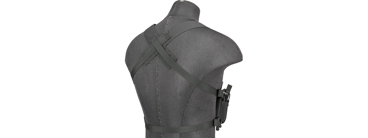 WST MULTIFUNCTIONAL TACTICAL CHEST RIG (Gray) - Click Image to Close