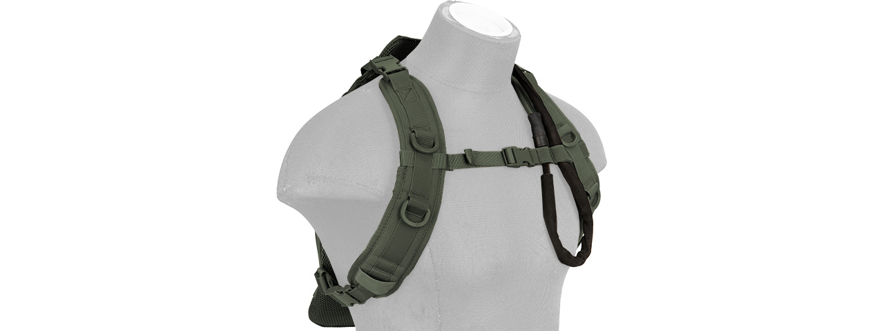 Lightweight Hydration Pack (Color: OD Green) - Click Image to Close