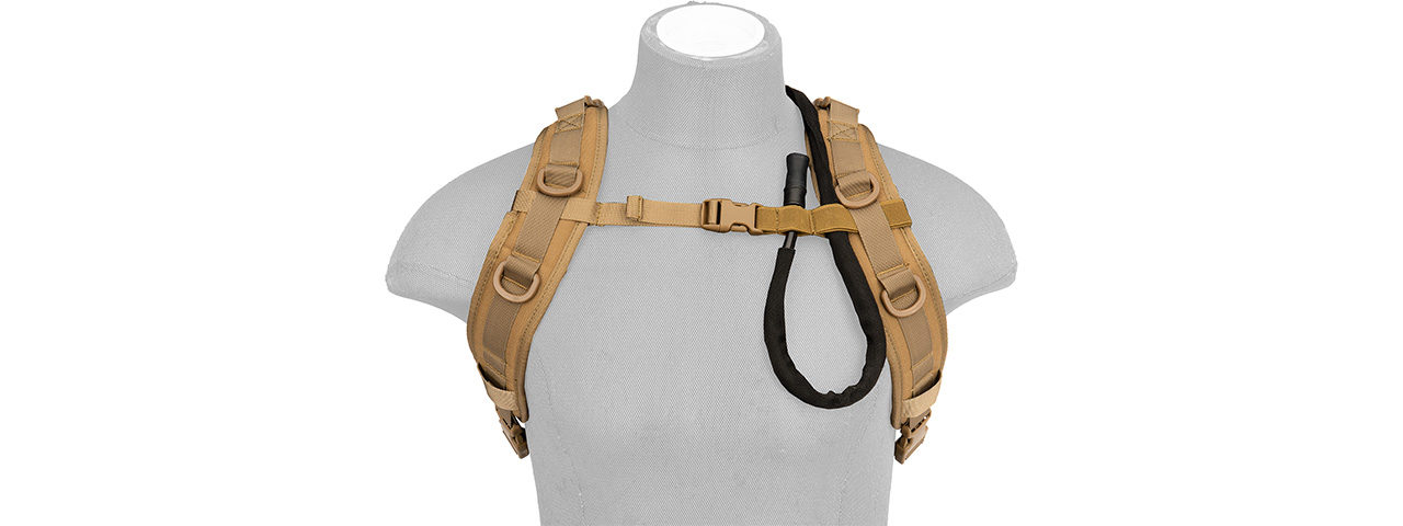 Lightweight Hydration Pack (Color: Tan) - Click Image to Close