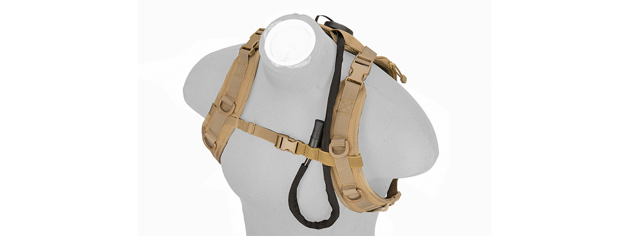 Lightweight Hydration Pack (Color: Tan) - Click Image to Close