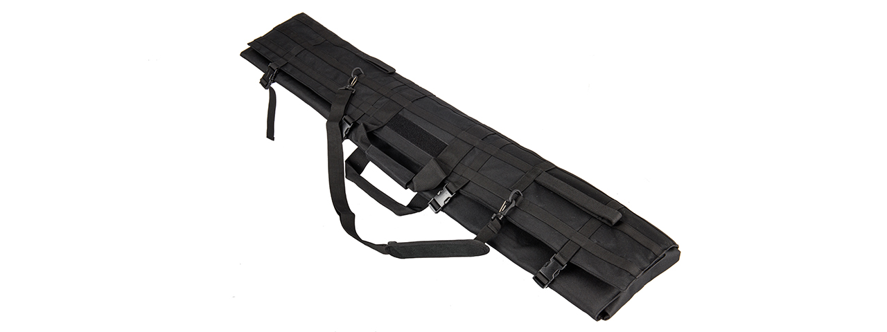 Airsoft Sniper Fishing Rod Tactical Gun Bag (Black) - Click Image to Close