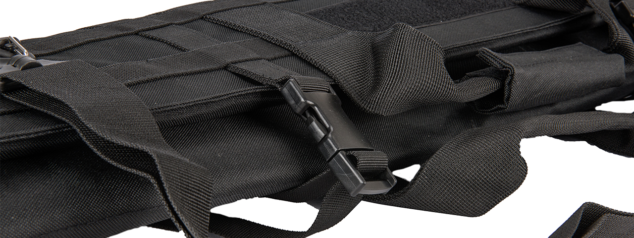 Airsoft Sniper Fishing Rod Tactical Gun Bag (Black) - Click Image to Close