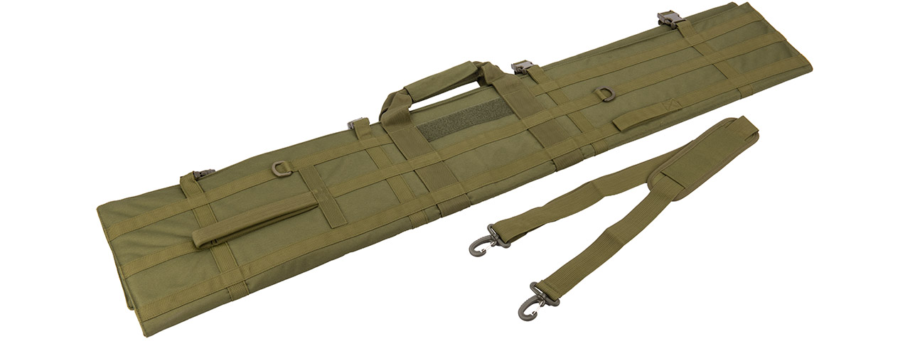 Airsoft Sniper Fishing Rod Tactical Gun Bag (Olive Green) - Click Image to Close