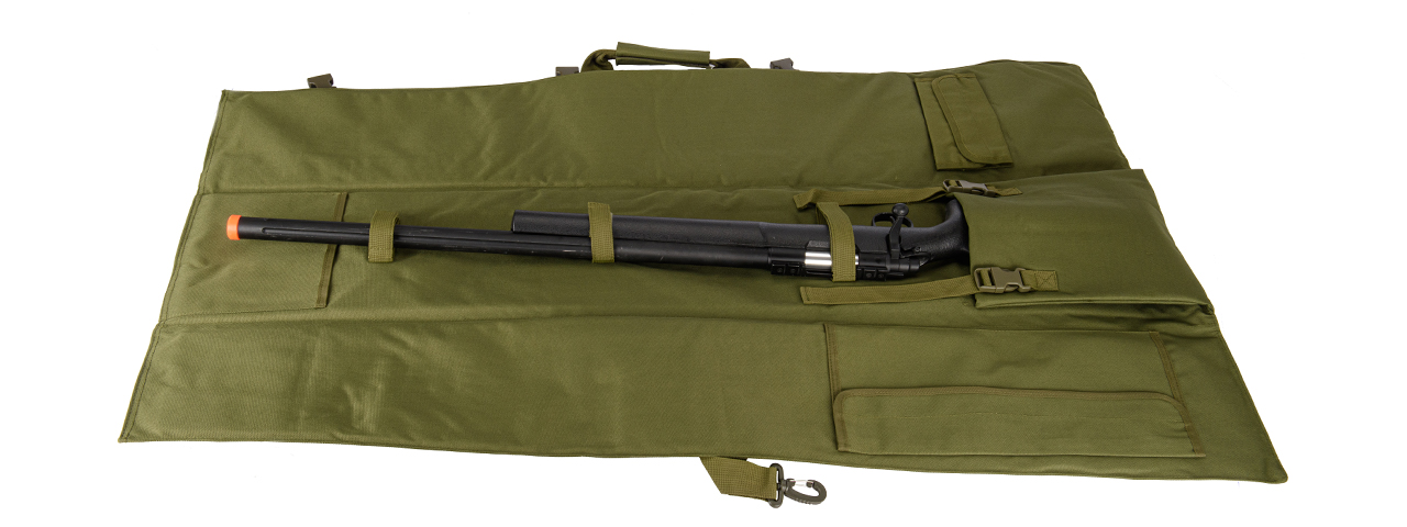 Airsoft Sniper Fishing Rod Tactical Gun Bag (Olive Green)