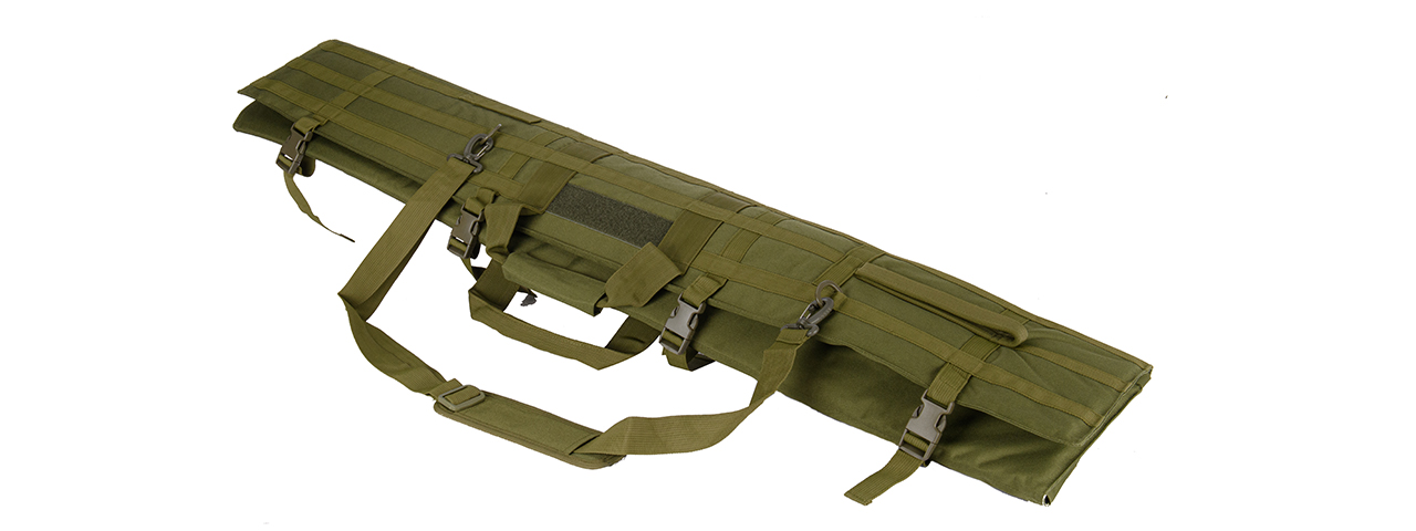 Airsoft Sniper Fishing Rod Tactical Gun Bag (Olive Green) - Click Image to Close