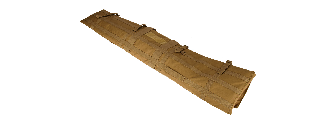 Airsoft Sniper Fishing Rod Tactical Gun Bag (Tan) - Click Image to Close