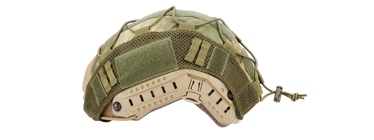 G-FORCE 1000D NYLON POLYESTER BUMP HELMET COVER (FOREST GREEN) - Click Image to Close