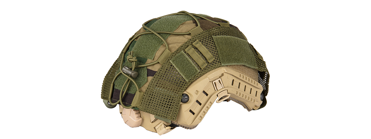 G-FORCE 1000D NYLON POLYESTER BUMP HELMET COVER (WOODLAND)