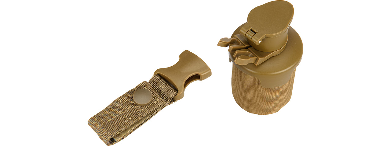 Collapsible BB Ammo Storage Pouch (Tan) - Click Image to Close