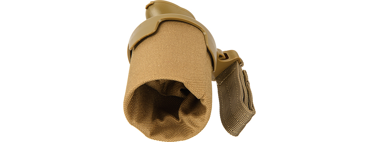 Collapsible BB Ammo Storage Pouch (Tan) - Click Image to Close