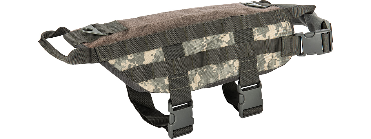 Tactical Training Molle Dog Harness (ACU), Med - Click Image to Close