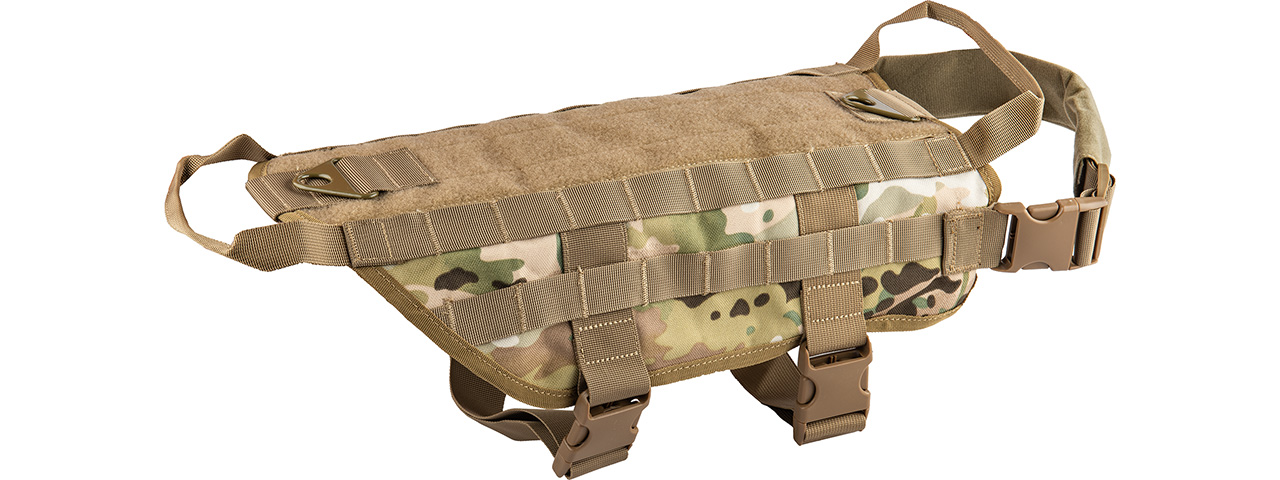 Tactical Training Molle Dog Harness (CP), Med - Click Image to Close