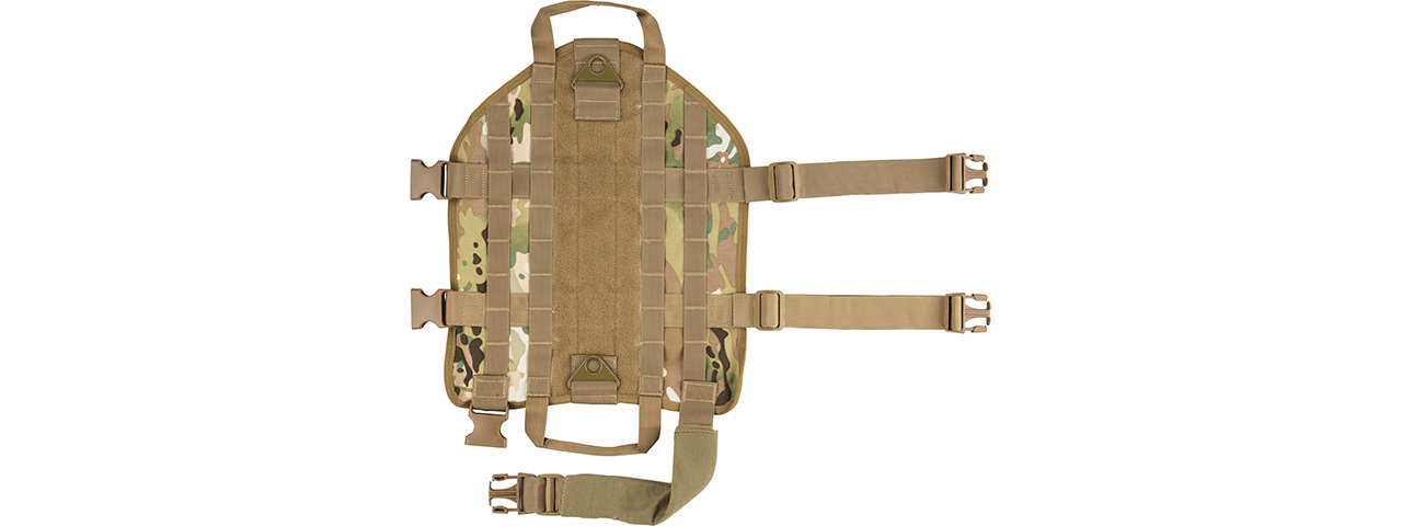 Tactical Training Molle Dog Harness (CP), Med