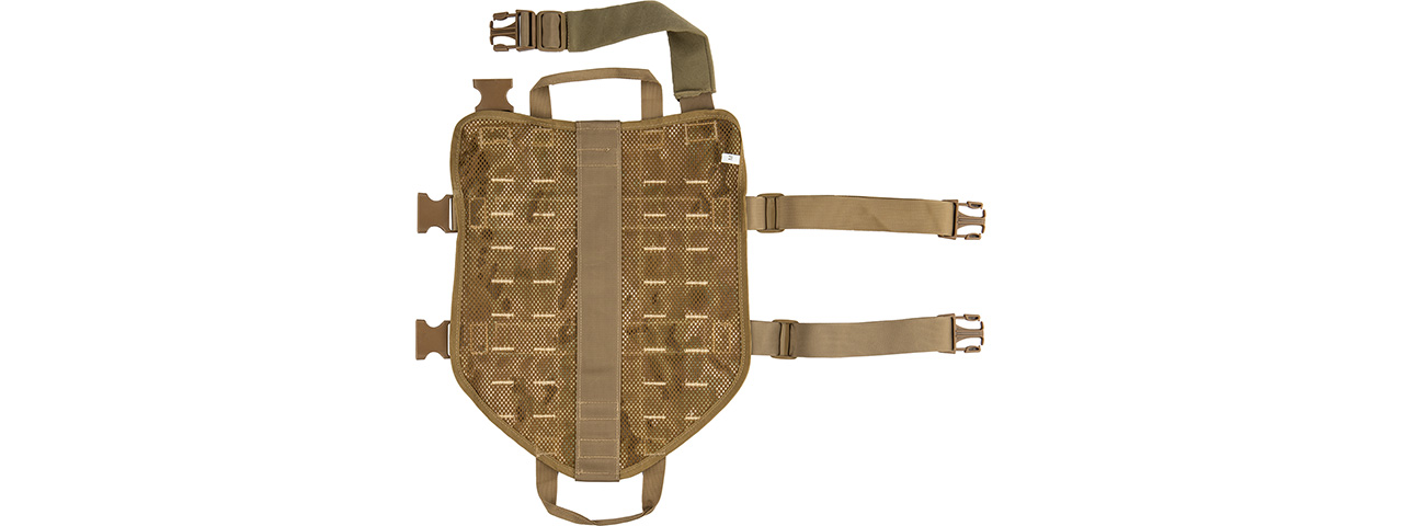 Tactical Training Molle Dog Harness (CP), Large - Click Image to Close