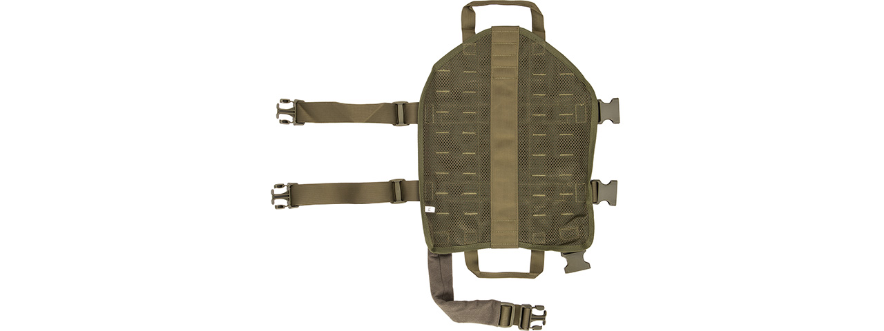 Tactical Training Molle Dog Harness (OD), Med