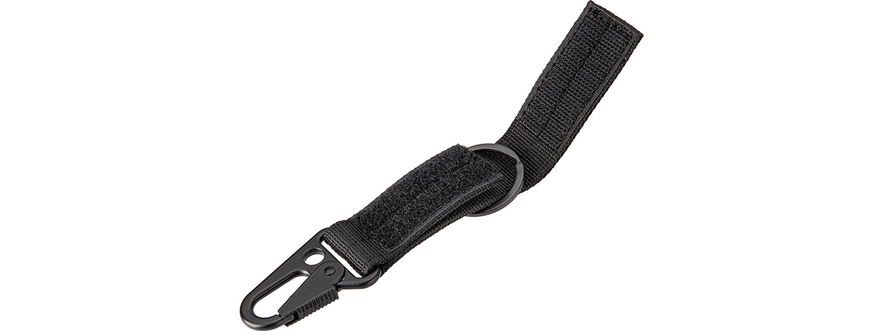 Tactical Wristlet Keychain (Color: Black)