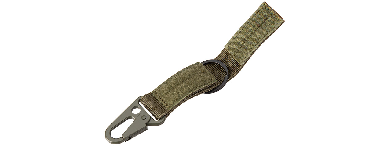 Tactical Wristlet Keychain (OD Green) - Click Image to Close