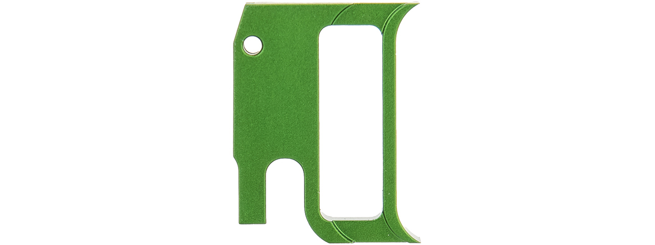 Airsoft Masterpiece EDGE T1 Trigger for Hi-CAPA/1911 Pistol (Green) - Click Image to Close