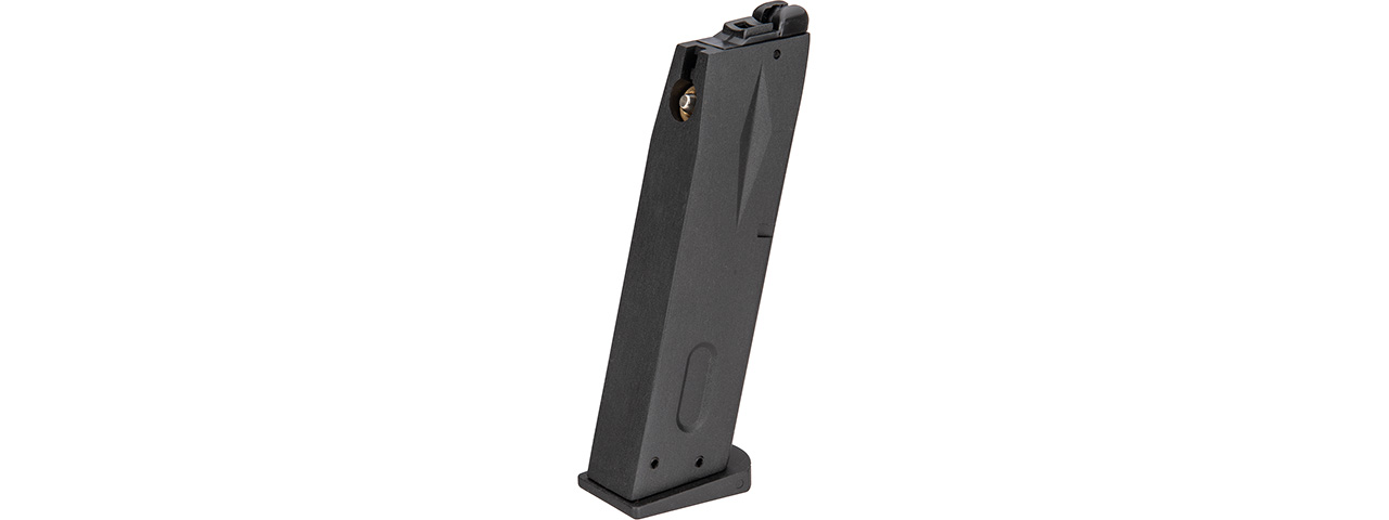 ASG 25 Round M9 Gas Blowback Pistol Magazine (Black) - Click Image to Close