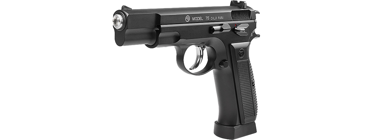 ASG CZ 75 CO2 GBB Airgun Pistol (Black) - Click Image to Close