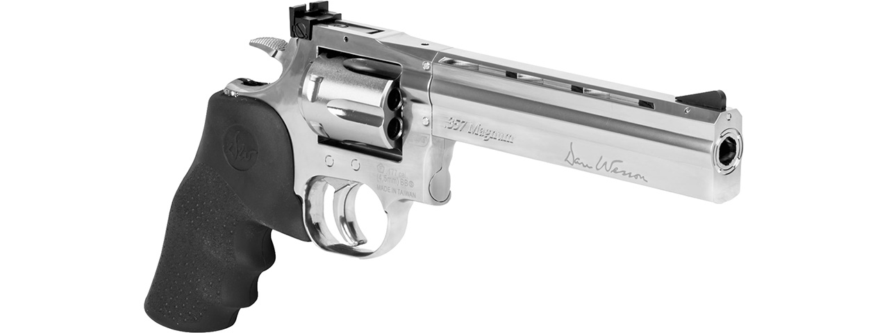 ASG Dan Wesson 715 CO2 Airgun Revolver 6" (Silver) - Click Image to Close