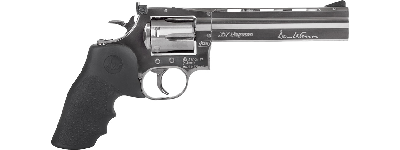 ASG Dan Wesson 715 CO2 Airgun Revolver 6" (Steel Gray)