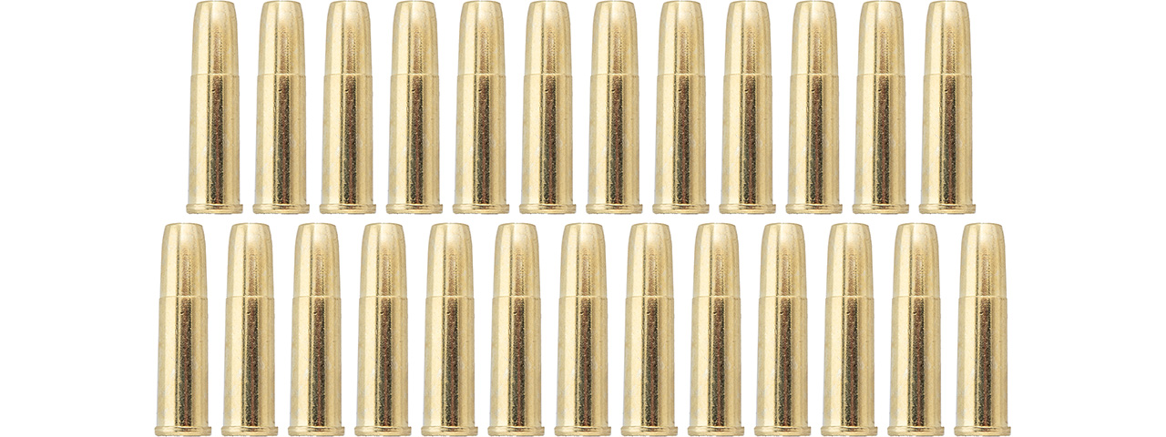 ASG Airgun Cartridge 4.5mm for Dan Wesson 715 Revolver, Box of 25 Pieces (Gold) - Click Image to Close