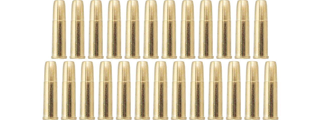 ASG Airgun Cartridge 4.5mm for Dan Wesson 715 Revolver, Box of 25 Pieces (Gold)